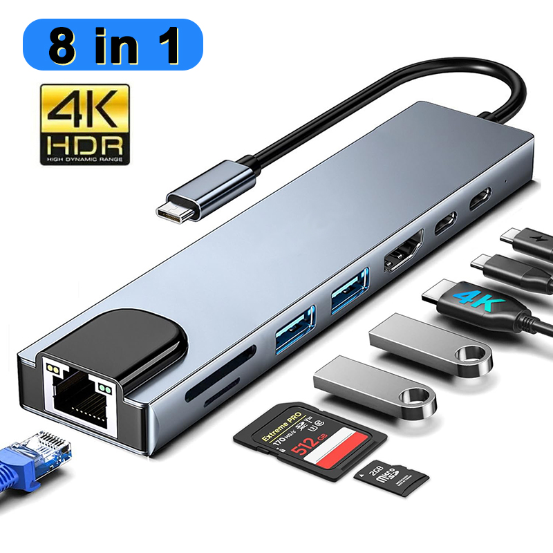 Sd Card Module - 8 в 1 USB-концентратор типа C