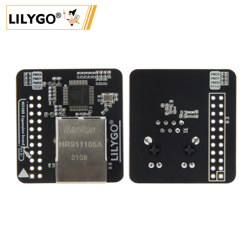 Ethernet W5500 - LILYGO® T-Relay-W5500 Ethernet экран используется для
