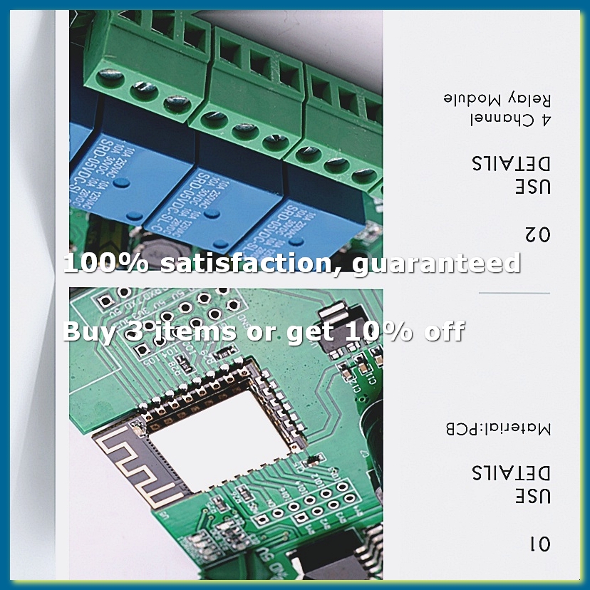 Relay Module 4 Channel - Беспроводной Wi-Fi модуль реле ESP8266 с