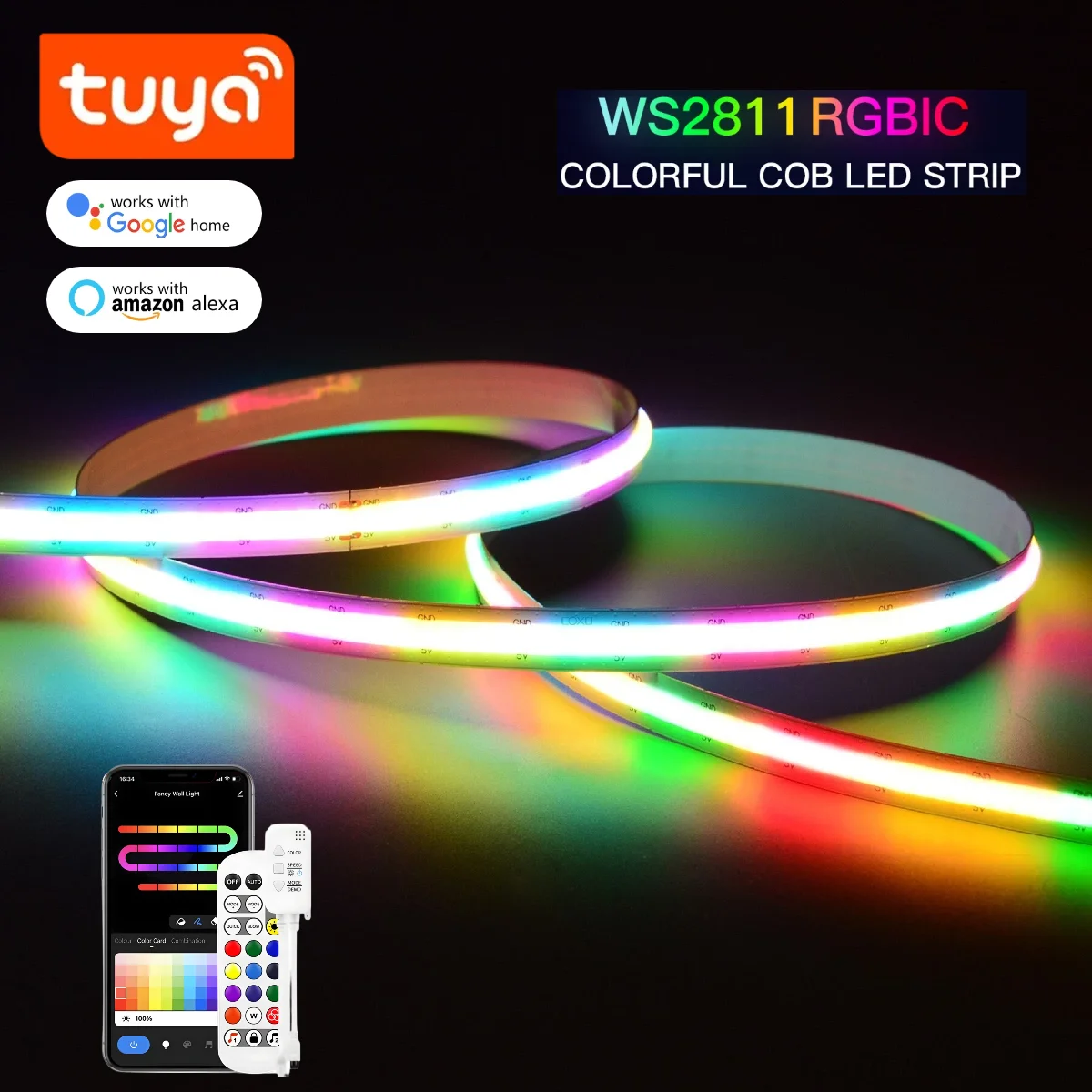 Ws2812B Strip 5V - Smart TUYA WS2811 RGB IC Dreamcolor