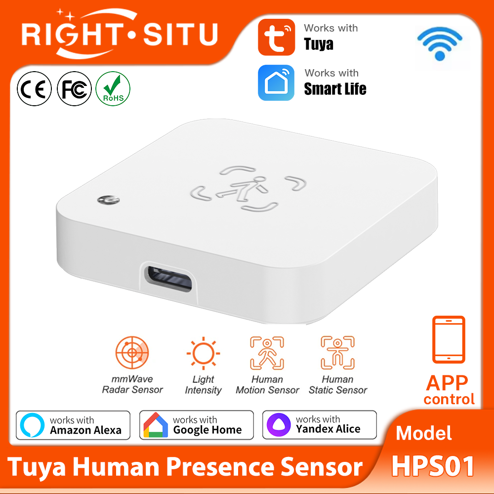 Pir Motion Sensor - Радар-детектор Tuya WiFi MmWave, датчик присутствия
