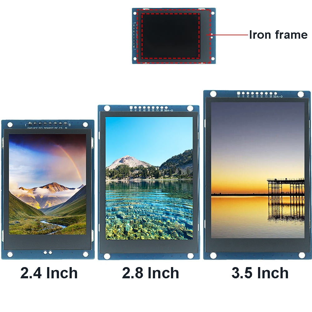 LAOBEI 2.4/2.8/3.5-дюймовый TF – обзор и цена Tft Display 2.4