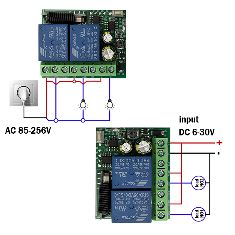 DC 9V 12V 24V AC 85-250V 2CH Р – обзор и цена Joystick Module