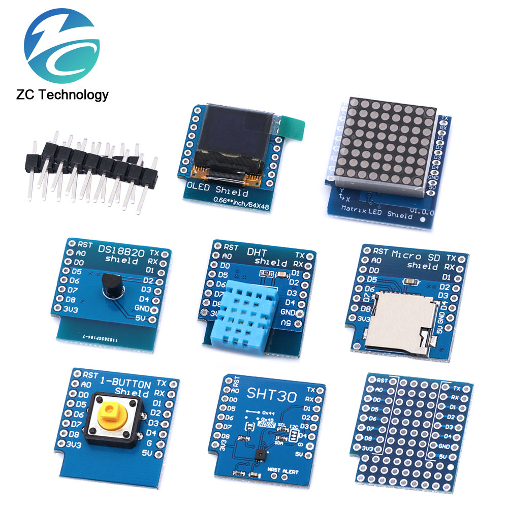 D1 Mini ESP8266 ESP-12F CH340G – обзор и цена Dht22
