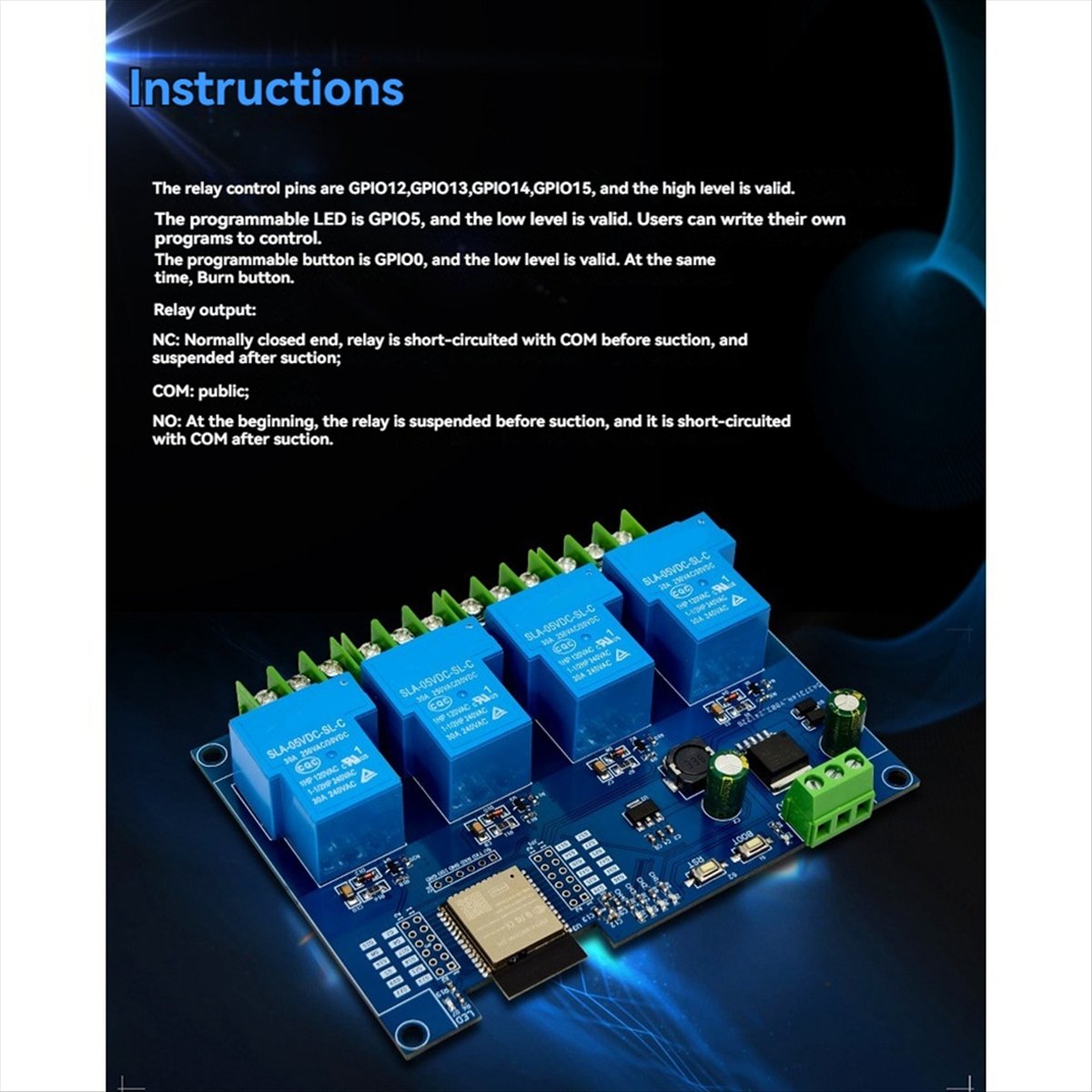 (AD11) 4-канальный релейный мо – обзор и цена Relay Module 4 Channel